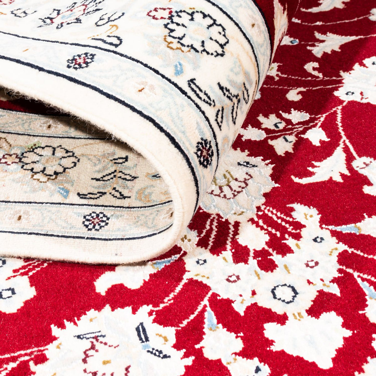 Persisk tæppe - Nain - Premium - 156 x 107 cm - rød