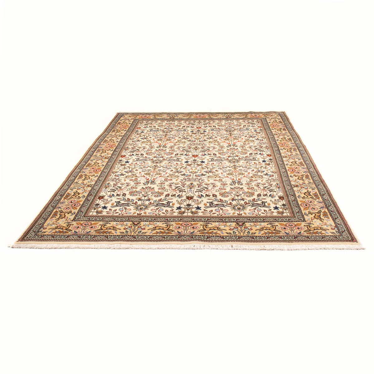 Persisk tæppe - Tabriz - 295 x 203 cm - creme