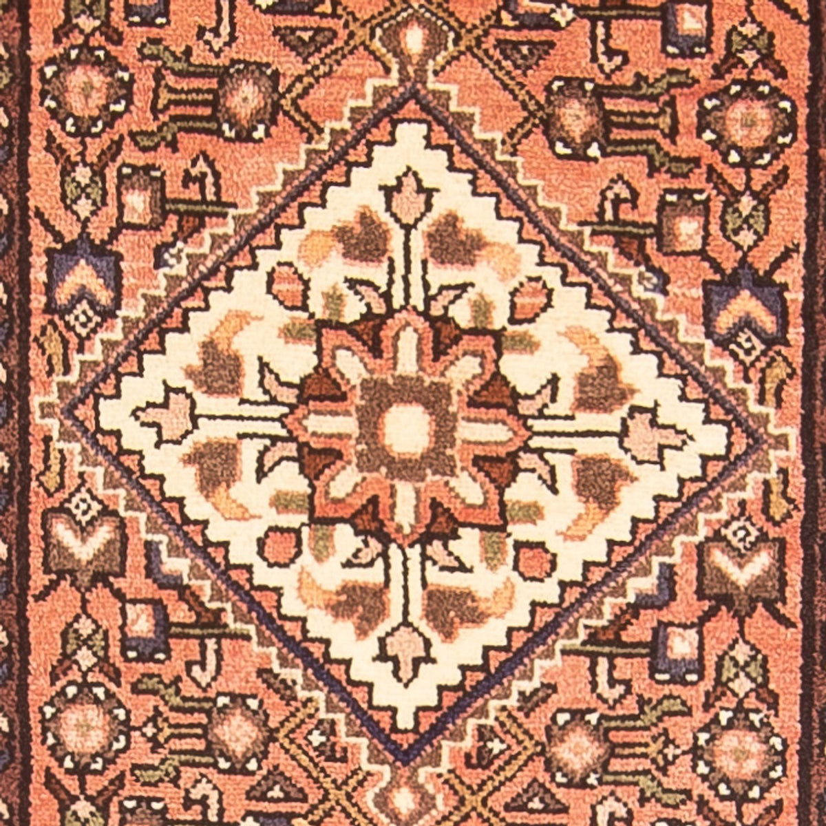 Løber Persisk tæppe - Nomadisk - 400 x 78 cm - rød