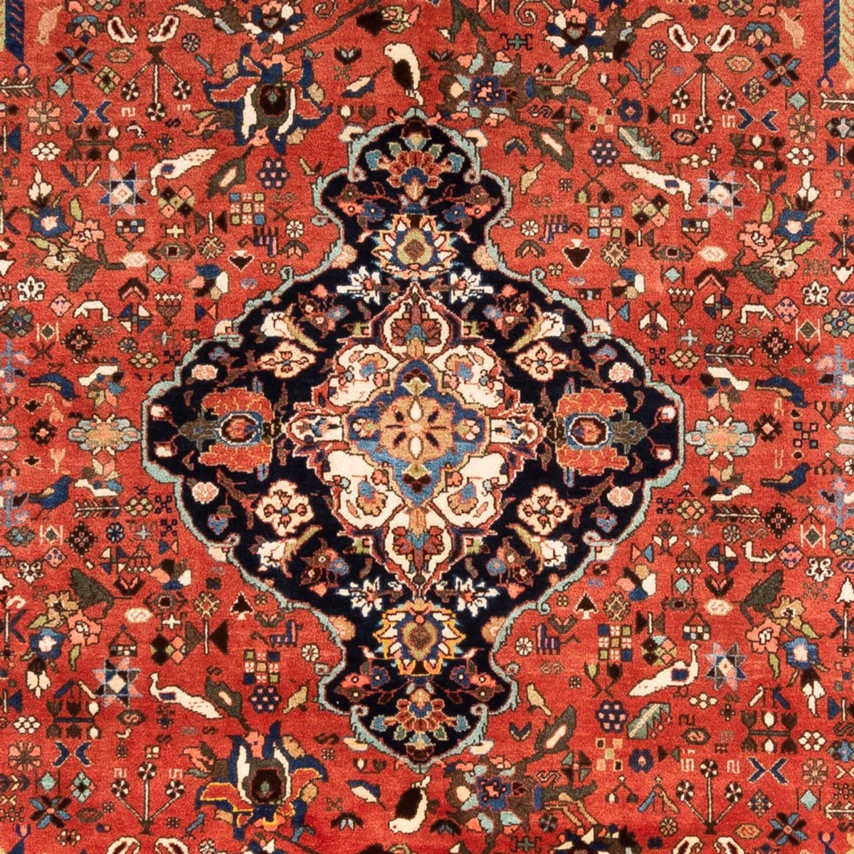 Persisk tæppe - Nomadisk - 302 x 204 cm - rød