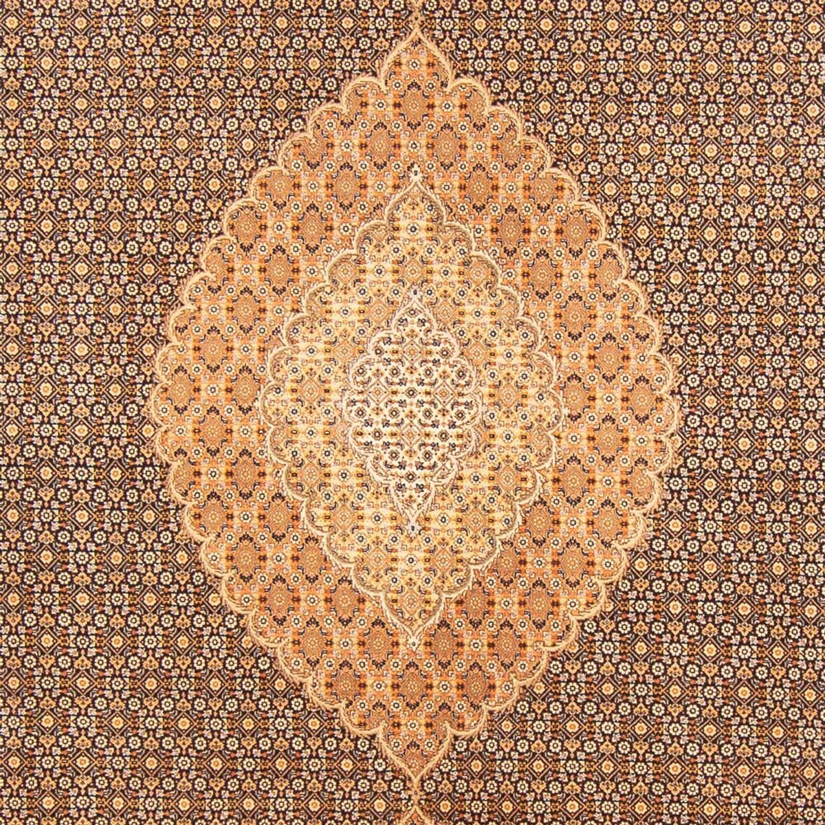 Persisk tæppe - Tabriz - Royal - 300 x 202 cm - mørkeblå