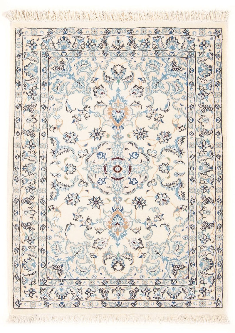 Persisk tæppe - Nain - Premium - 100 x 69 cm - creme