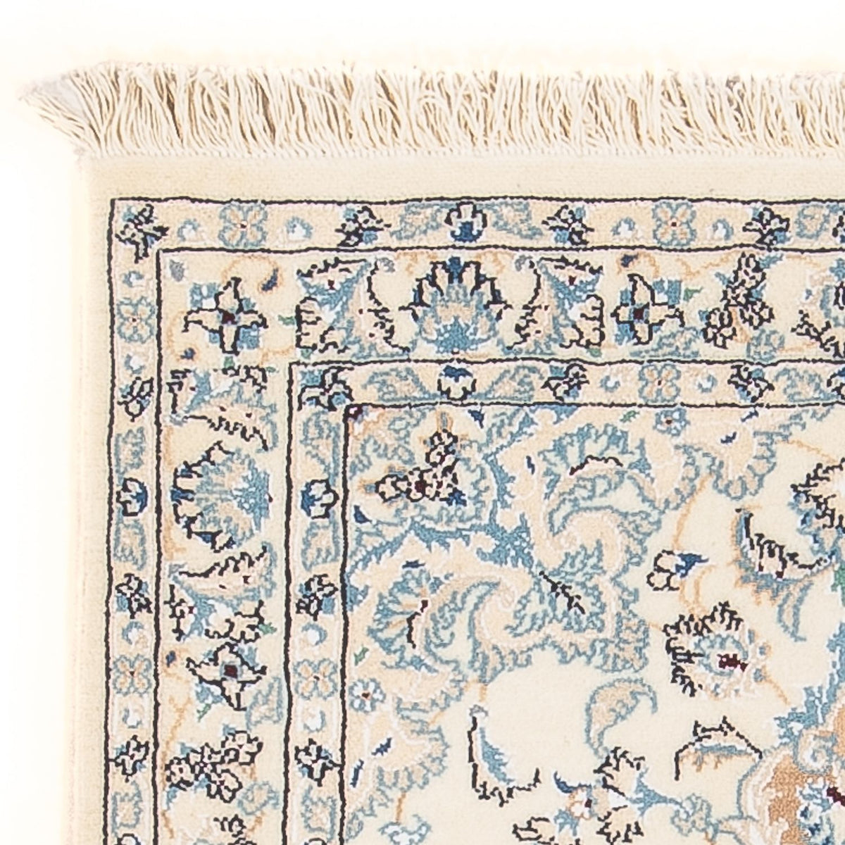 Persisk tæppe - Nain - Premium - 100 x 69 cm - creme