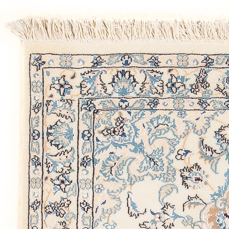 Persisk tæppe - Nain - Premium - 100 x 69 cm - creme