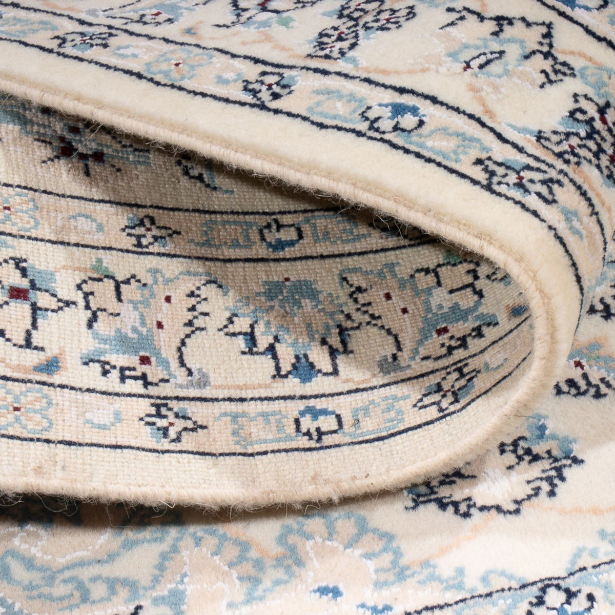 Persisk tæppe - Nain - Premium - 100 x 69 cm - creme