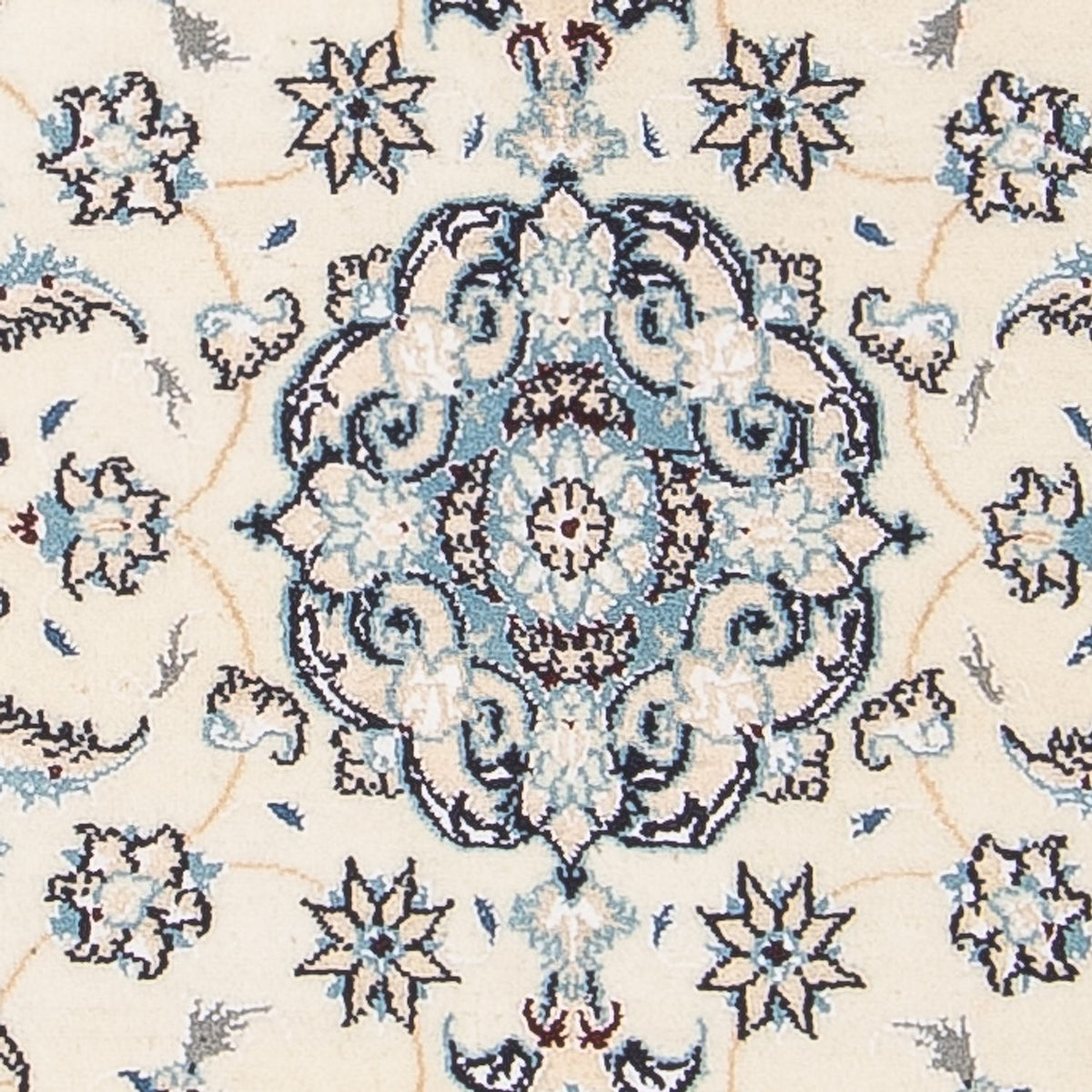 Persisk tæppe - Nain - Premium - 110 x 66 cm - creme