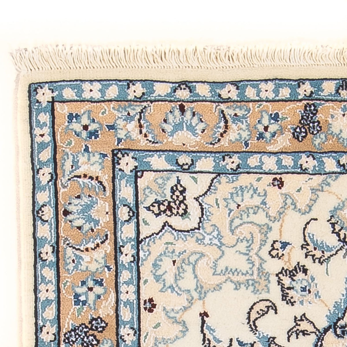 Persisk tæppe - Nain - Premium - 110 x 66 cm - creme