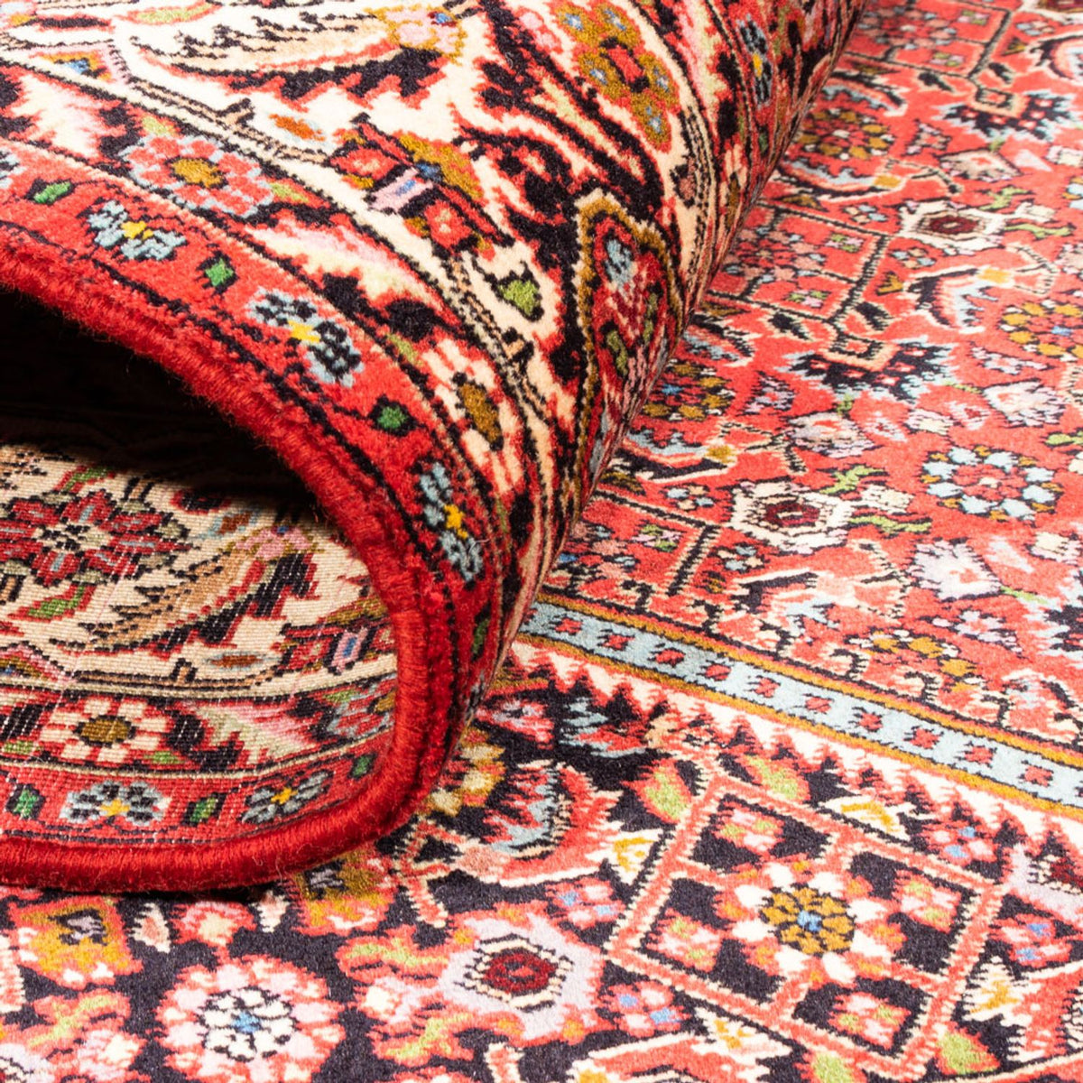 Persisk tæppe - Bijar - Royal - 234 x 176 cm - rød