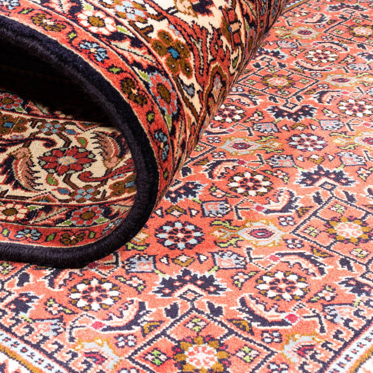 Persisk tæppe - Bijar - Royal - 240 x 173 cm - rød