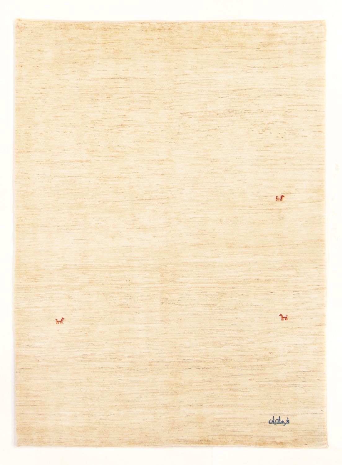 Gabbeh-tæppe - Persisk - 235 x 165 cm - beige