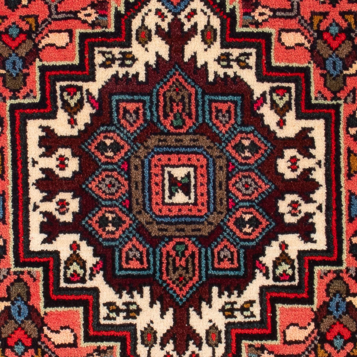Persisk tæppe - Nomadisk - 89 x 59 cm - rød