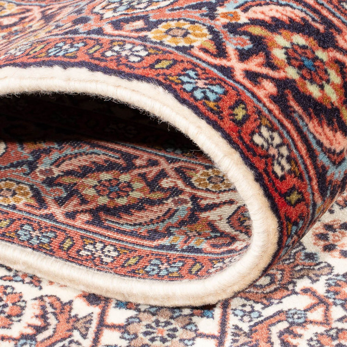 Løber Persisk tæppe - Bijar - 398 x 85 cm - beige