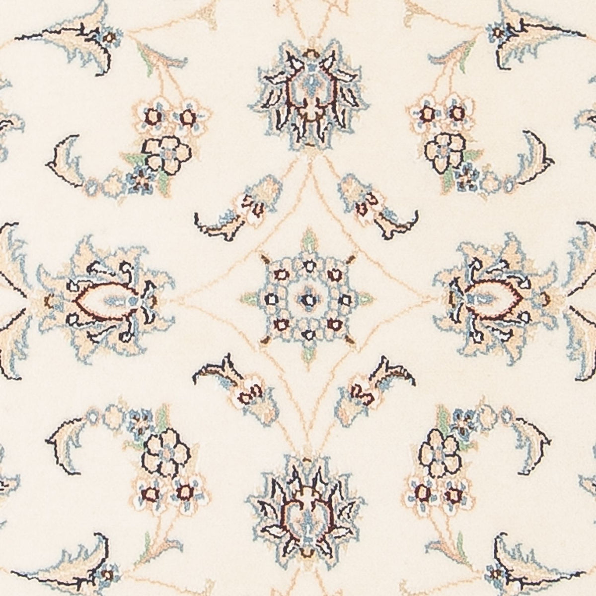 Persisk tæppe - Nain - Premium - 115 x 74 cm - creme