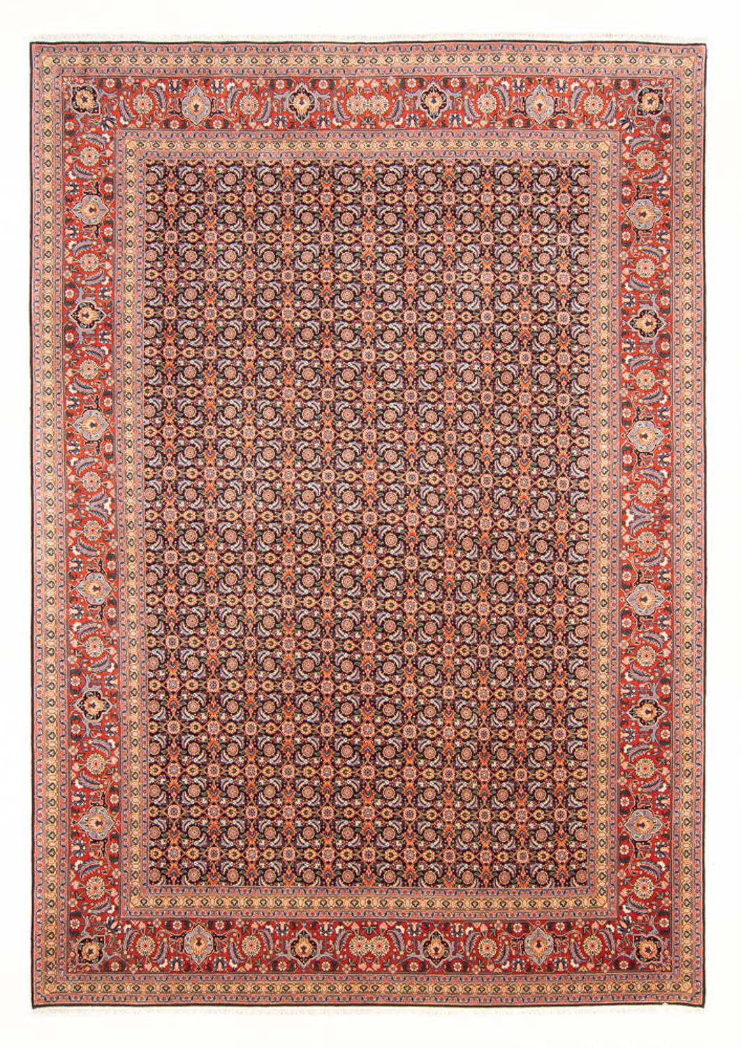 Persisk tæppe - Tabriz - Royal - 307 x 204 cm - mørkeblå