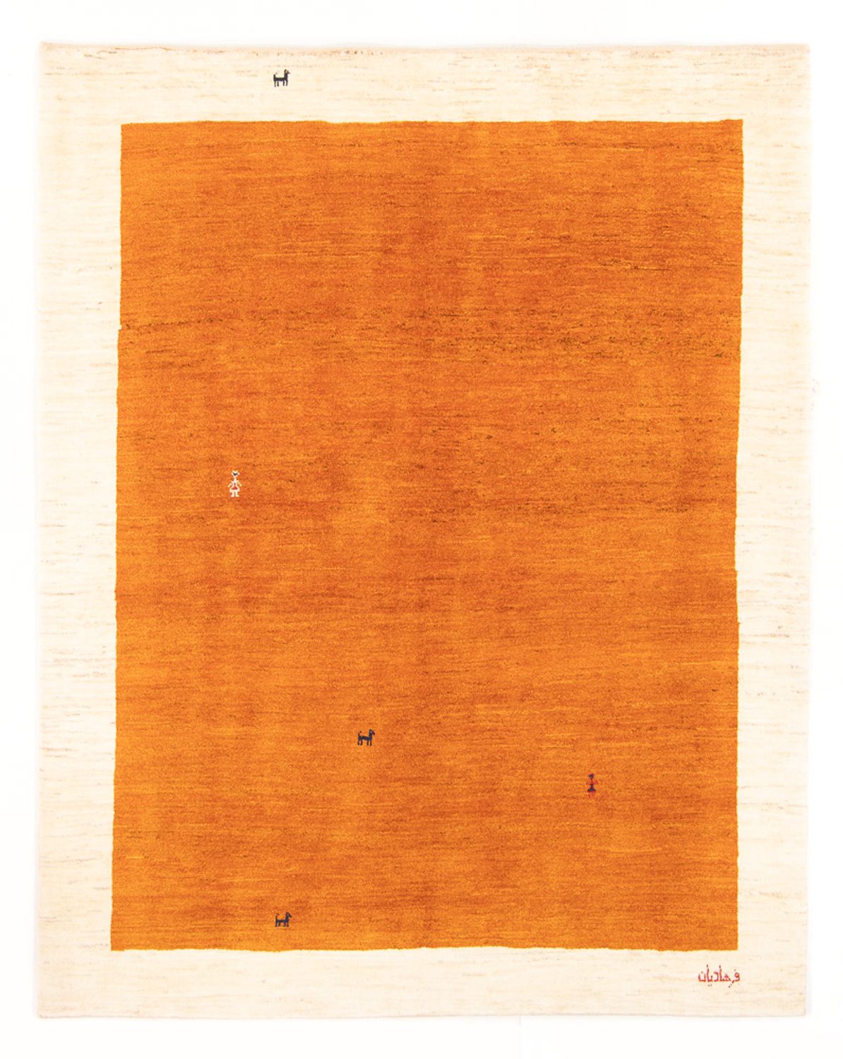 Gabbeh-tæppe - Persisk - 230 x 174 cm - orange