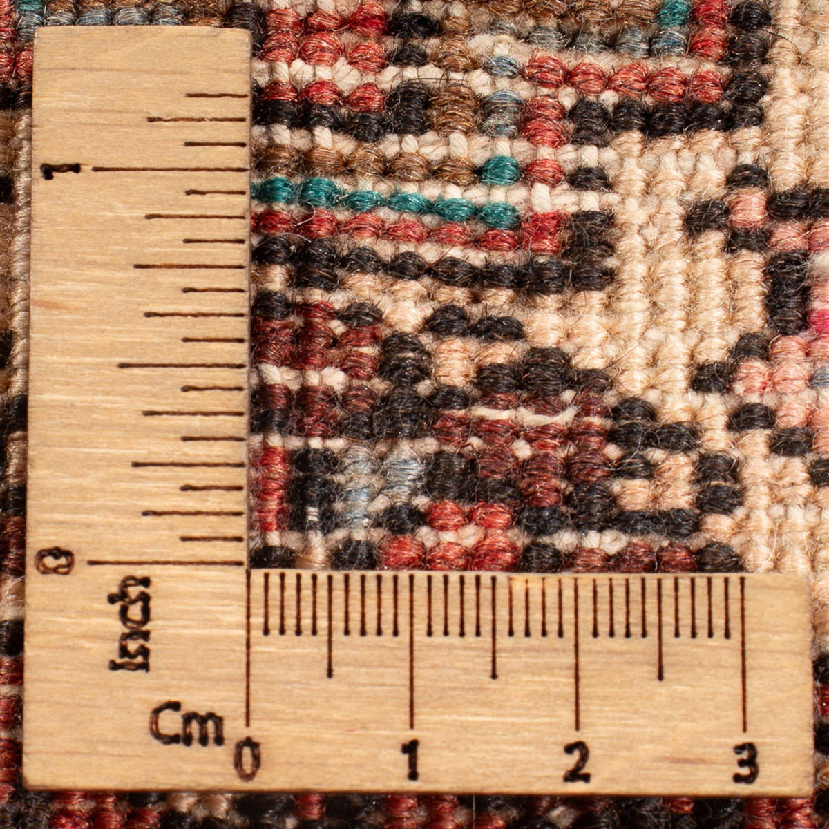 Persisk tæppe - Nomadisk - 124 x 75 cm - creme