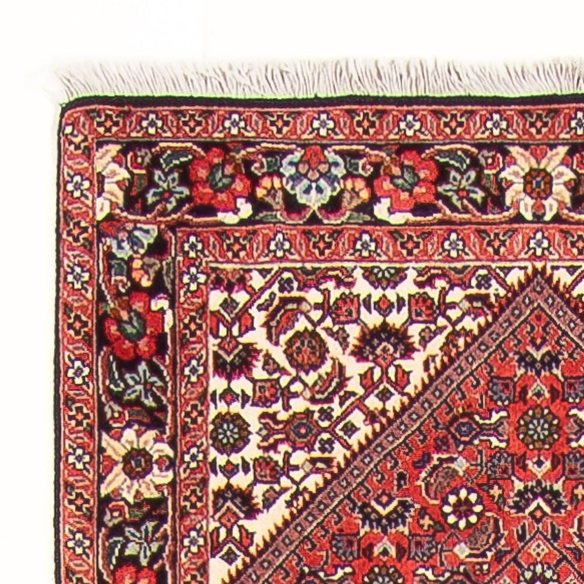 Løber Persisk tæppe - Bijar - Royal - 406 x 65 cm - beige