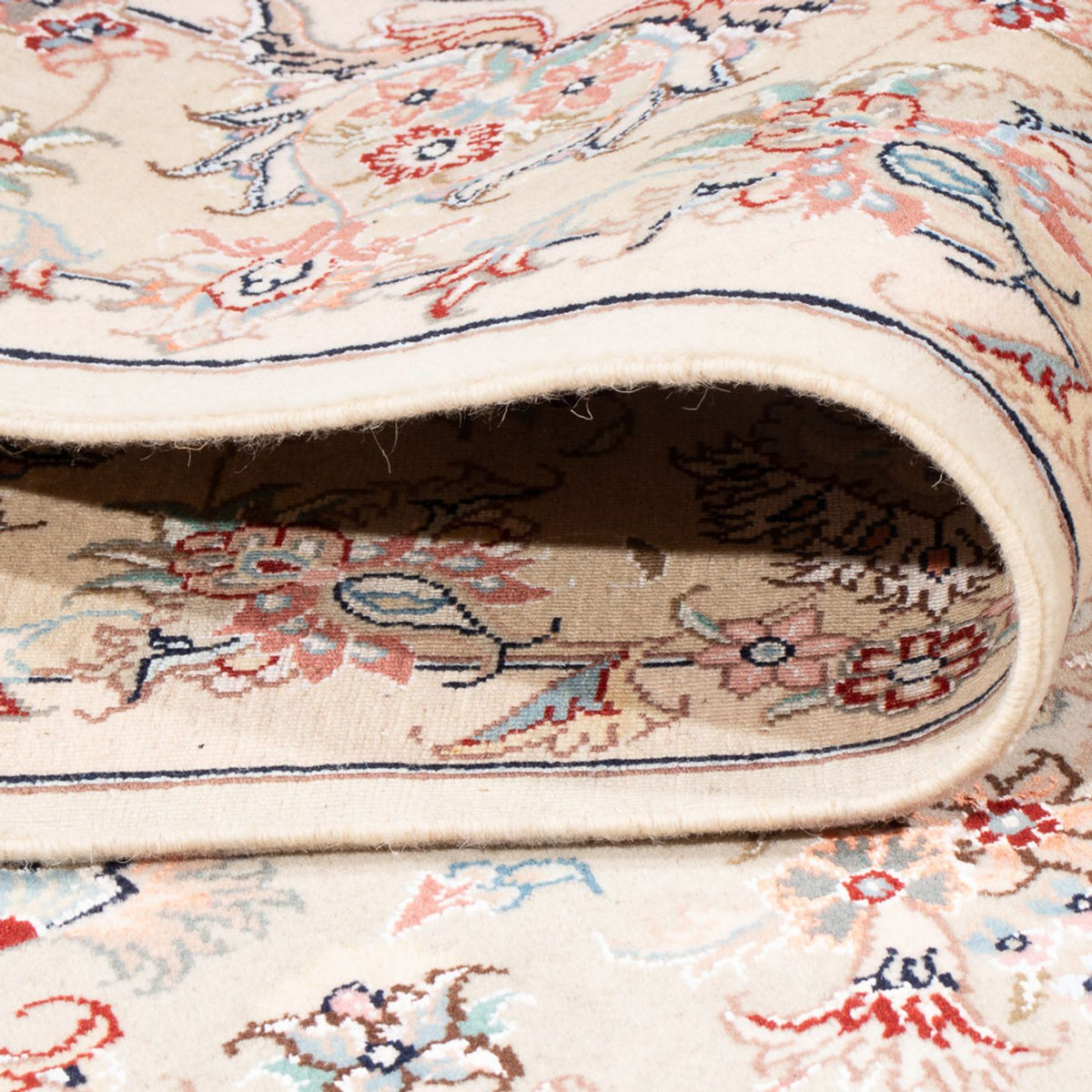 Persisk tæppe - Tabriz - Royal - 195 x 150 cm - creme