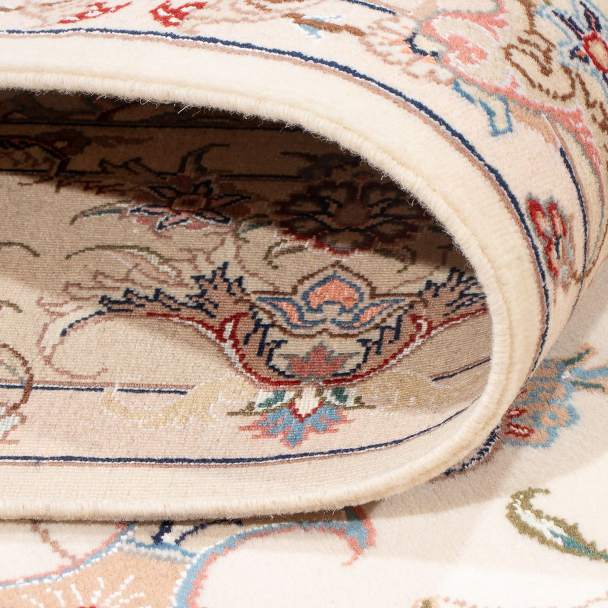 Persisk tæppe - Tabriz - Royal - 198 x 148 cm - creme