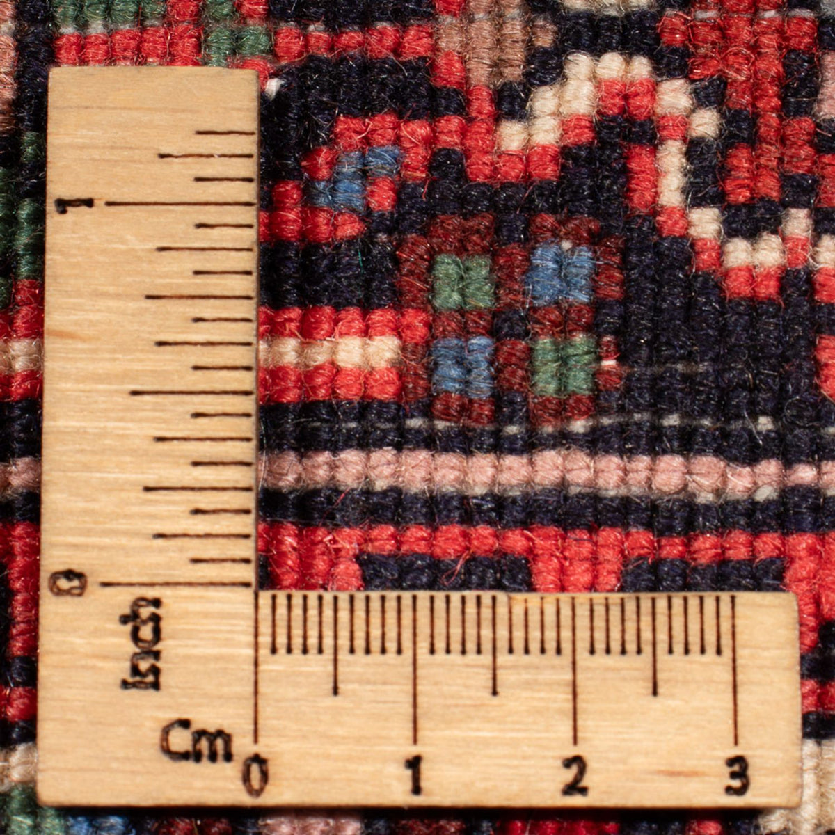 Persisk tæppe - Nomadisk - 91 x 62 cm - rød