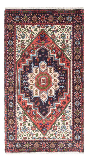 Persisk tæppe - Nomadisk - 132 x 76 cm - creme