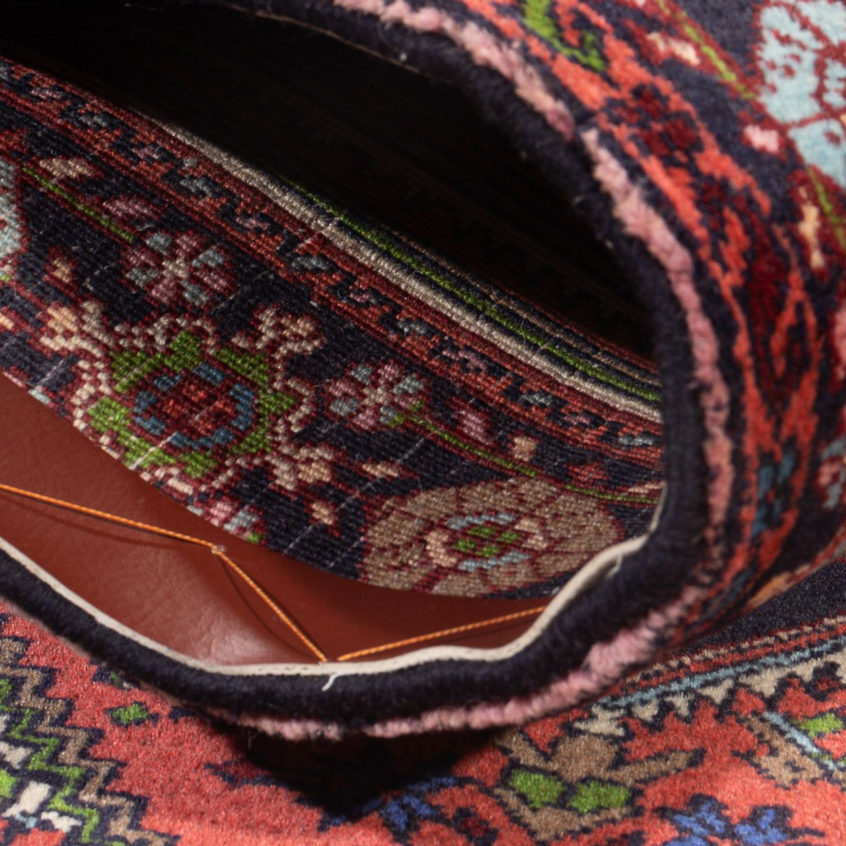 Persisk tæppe - Nomadisk - 132 x 76 cm - creme