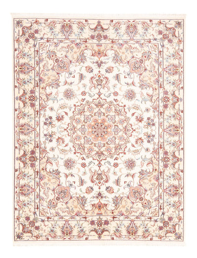 Tabriz Tæppe 151x196cm - Persisk tæppe - creme