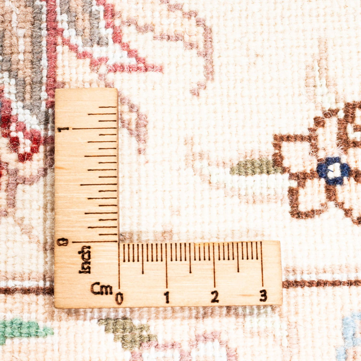 Persisk tæppe - Tabriz - 196 x 153 cm - creme