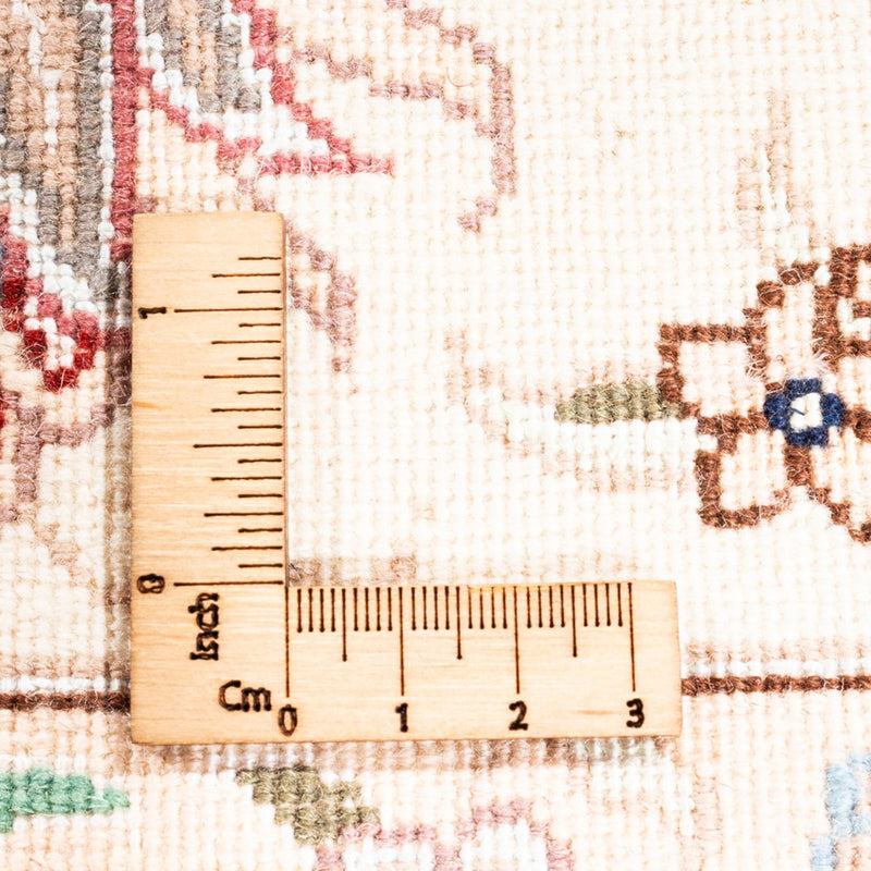 Persisk tæppe - Tabriz - 196 x 153 cm - creme