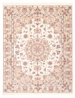 Persisk tæppe - Tabriz - Royal - 196 x 150 cm - creme