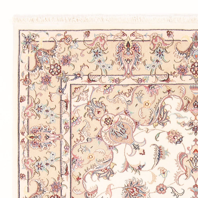 Persisk tæppe - Tabriz - Royal - 196 x 150 cm - creme