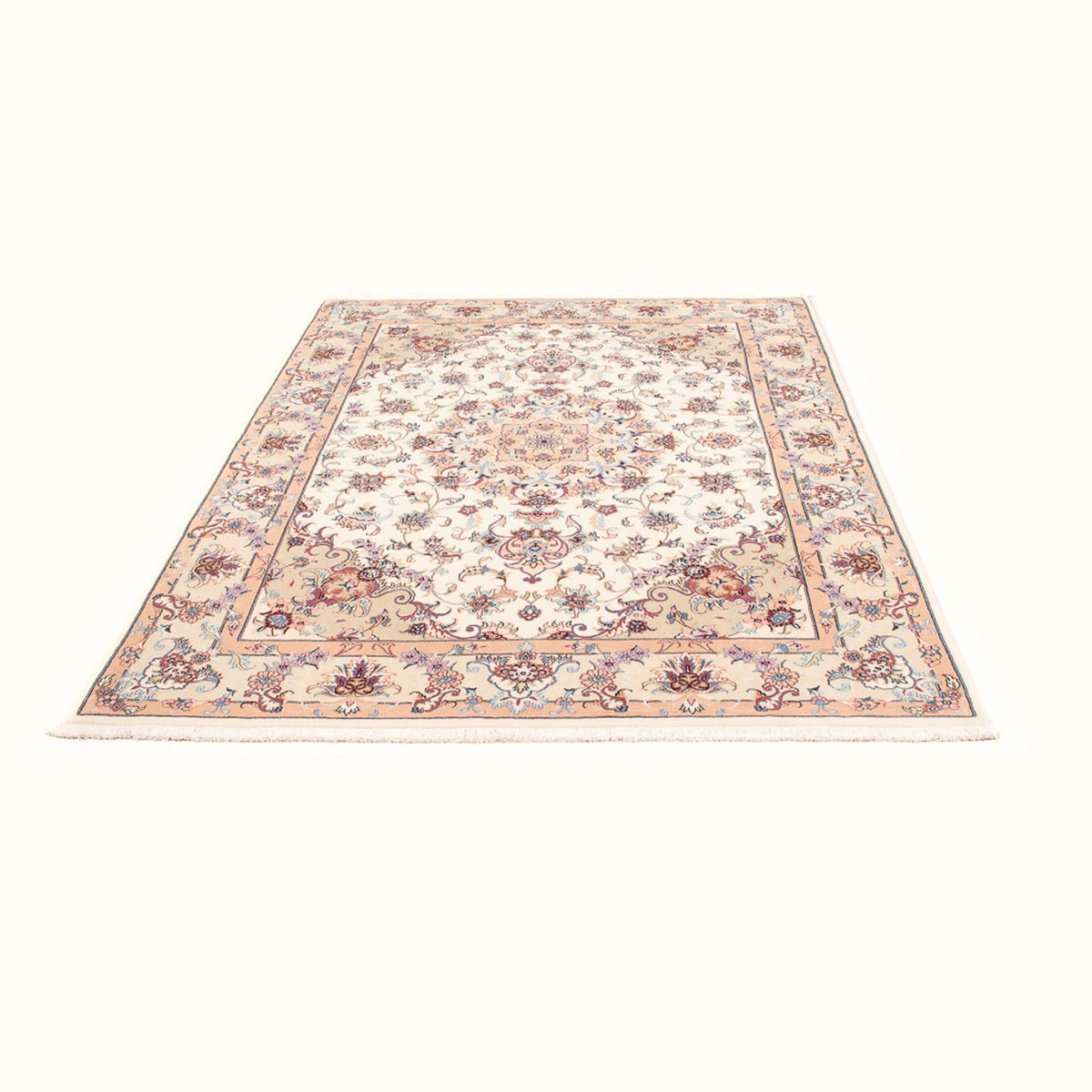 Persisk tæppe - Tabriz - Royal - 200 x 147 cm - creme
