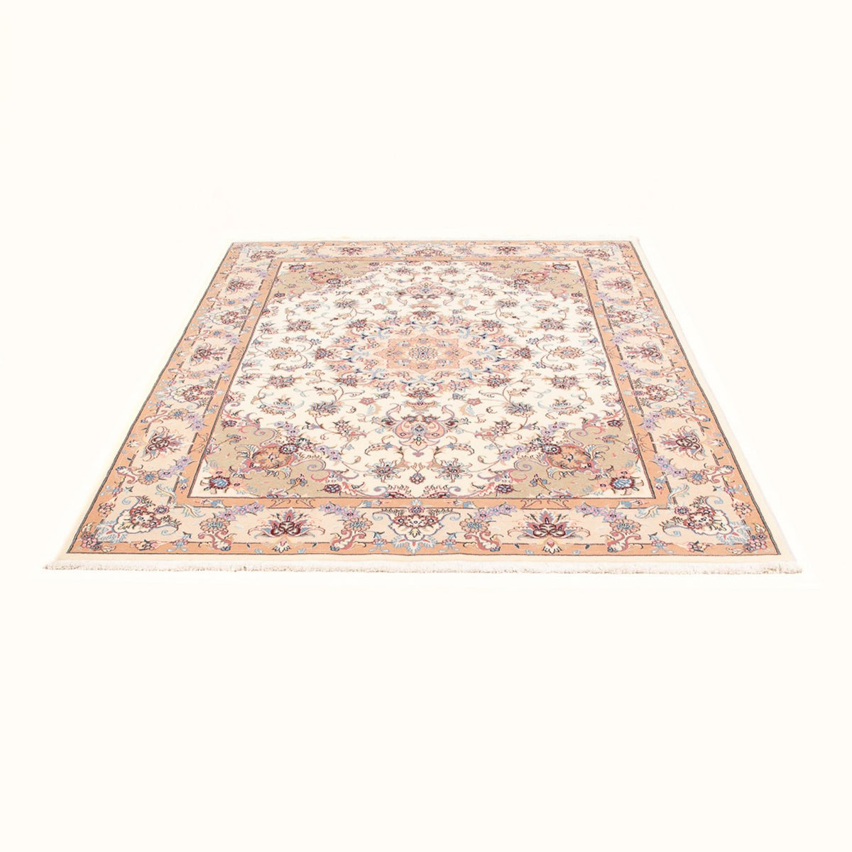 Persisk tæppe - Tabriz - Royal - 195 x 147 cm - creme