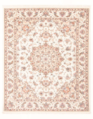 Persisk tæppe - Tabriz - Royal - 197 x 152 cm - creme