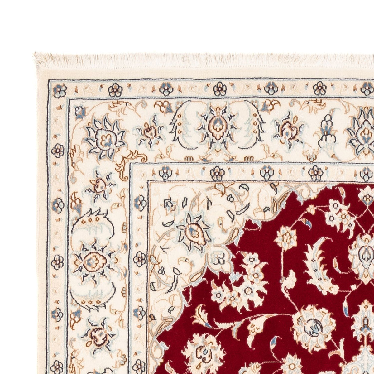 Persisk tæppe - Nain - Premium - 176 x 117 cm - rød