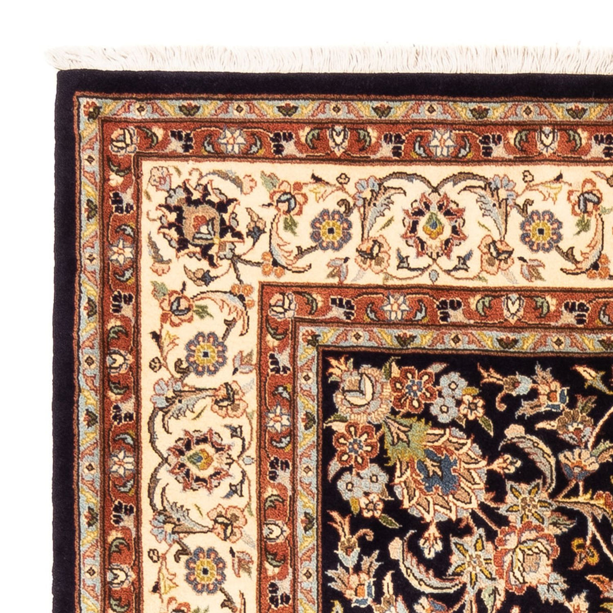 Persisk tæppe - Classic firkantet  - 217 x 196 cm - mørk beige