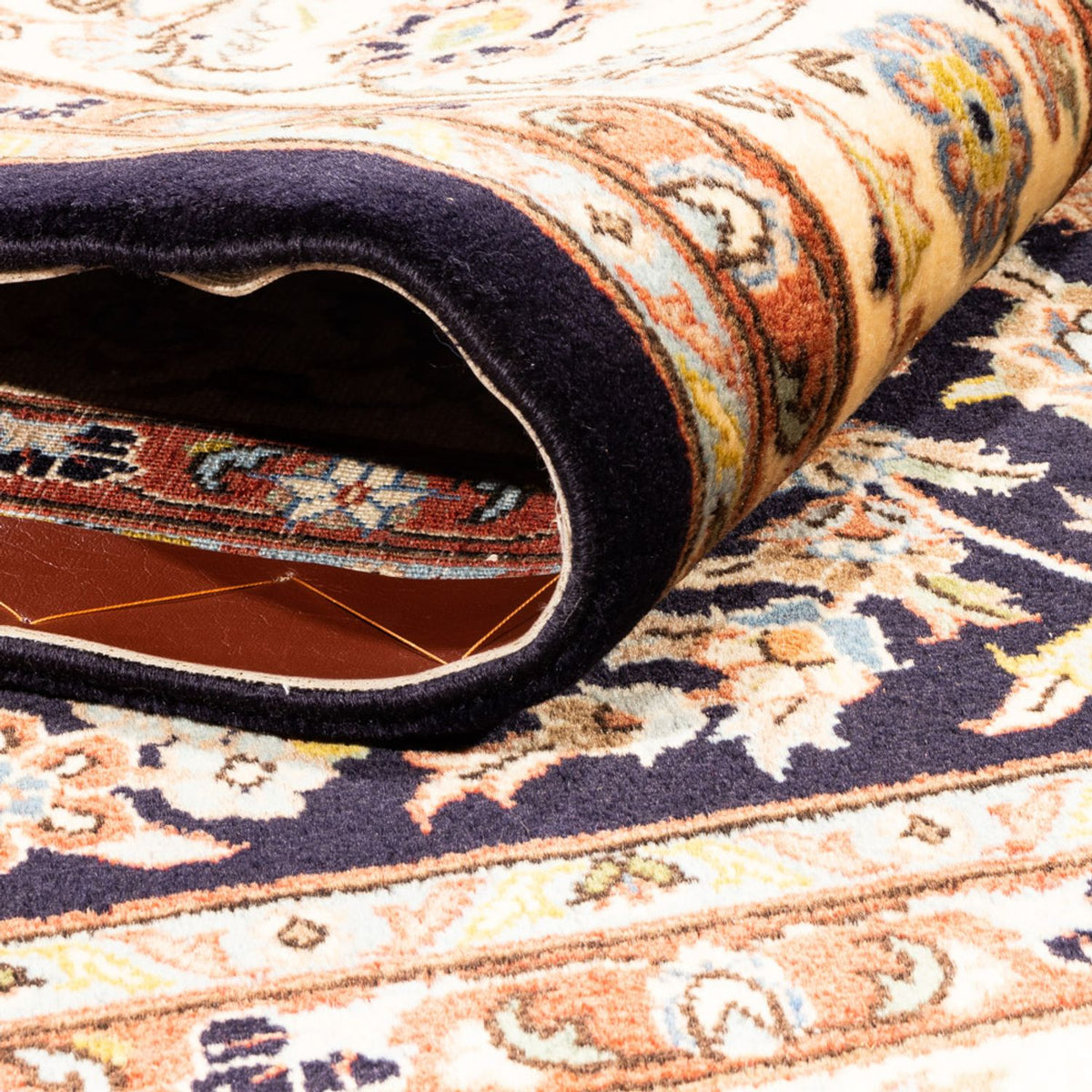 Persisk tæppe - Classic firkantet  - 217 x 196 cm - mørk beige