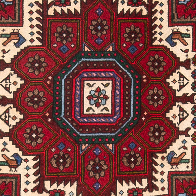 Persisk tæppe - Nomadisk - 122 x 78 cm - creme