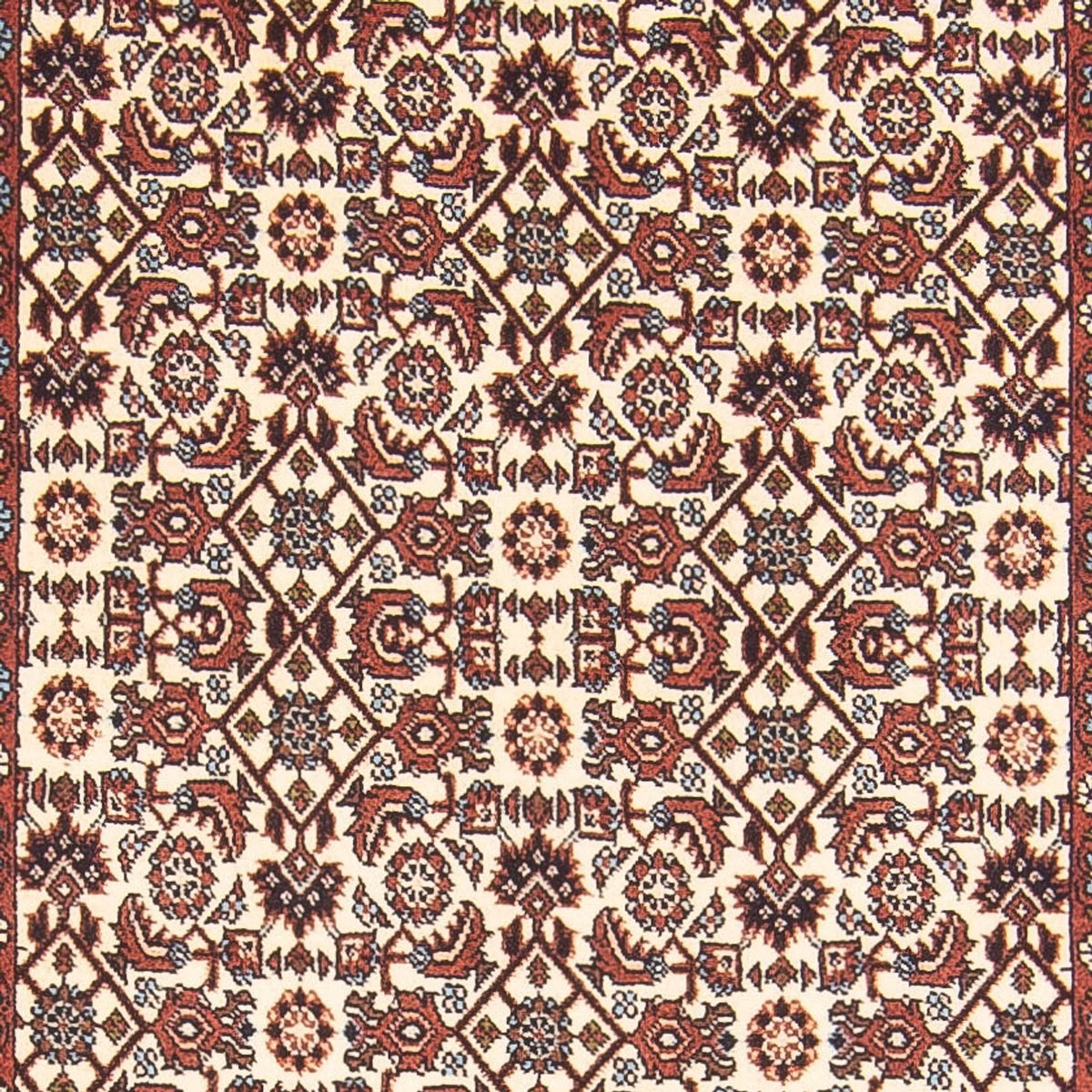 Løber Persisk tæppe - Bijar - 397 x 85 cm - creme