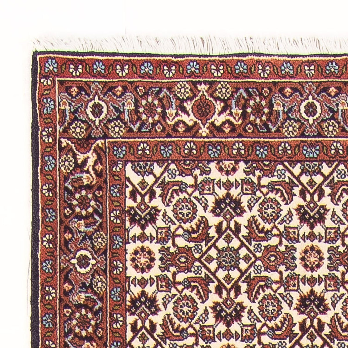 Løber Persisk tæppe - Bijar - 397 x 85 cm - creme