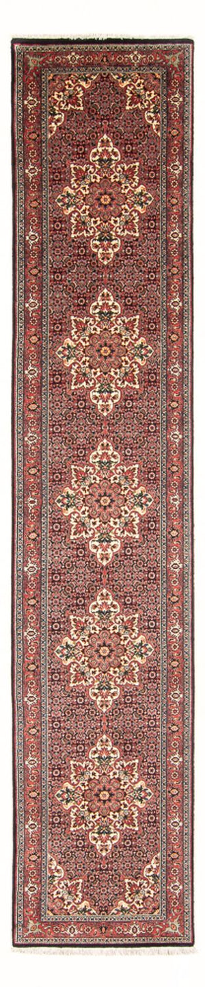 Løber Persisk tæppe - Bijar - Royal - 357 x 70 cm - mørkeblå