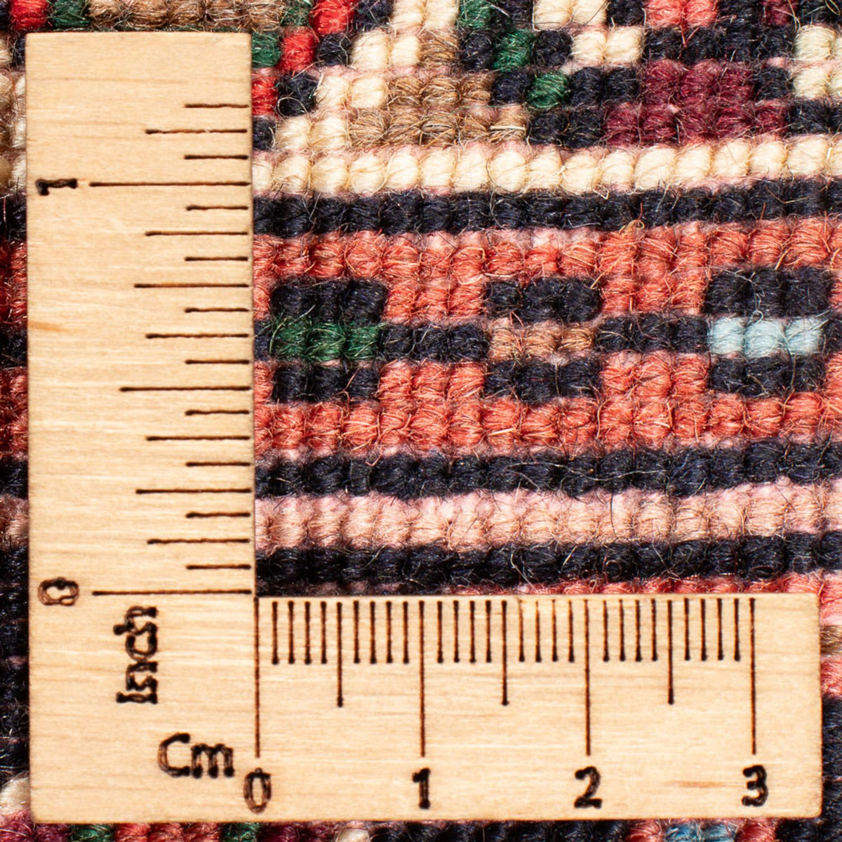 Persisk tæppe - Nomadisk - 86 x 53 cm - rød