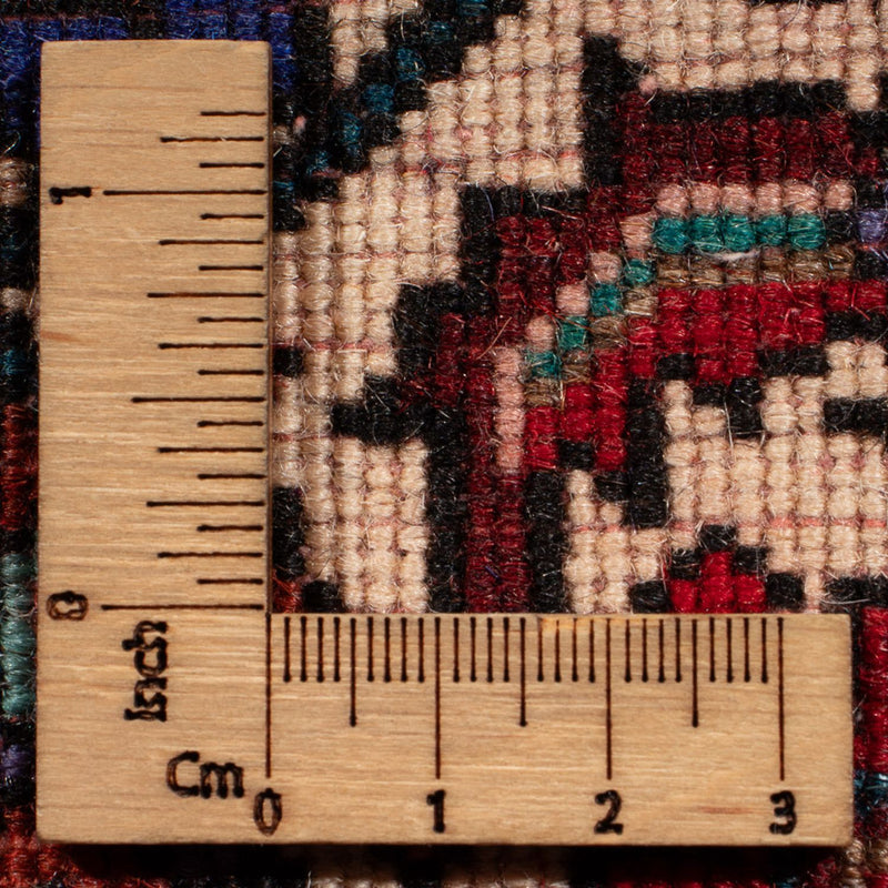 Persisk tæppe - Nomadisk - 80 x 51 cm - rød