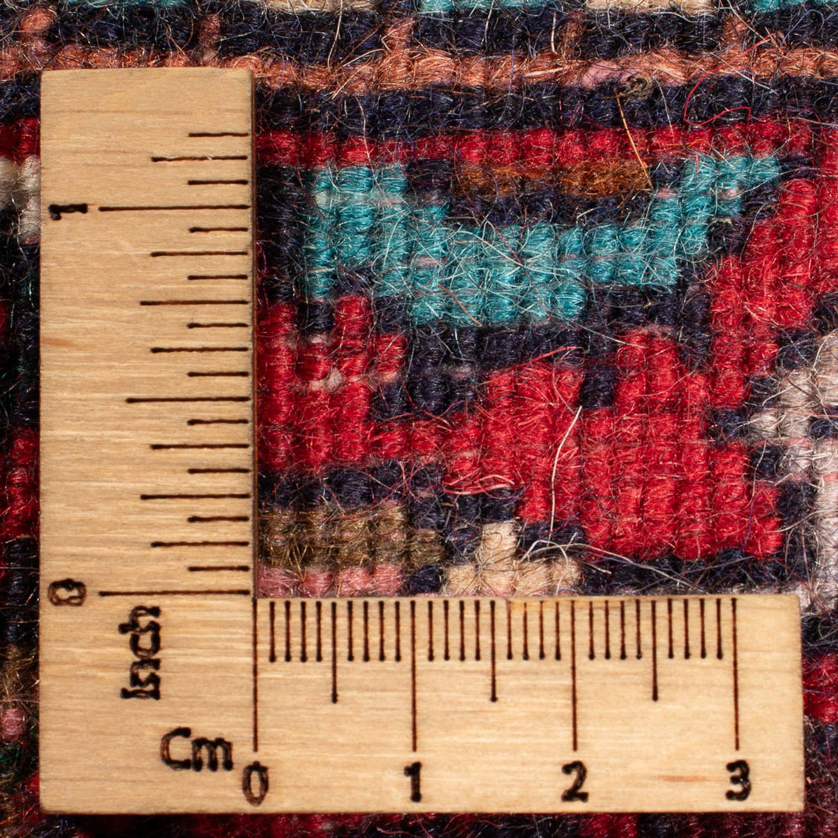 Persisk tæppe - Nomadisk - 90 x 60 cm - rød