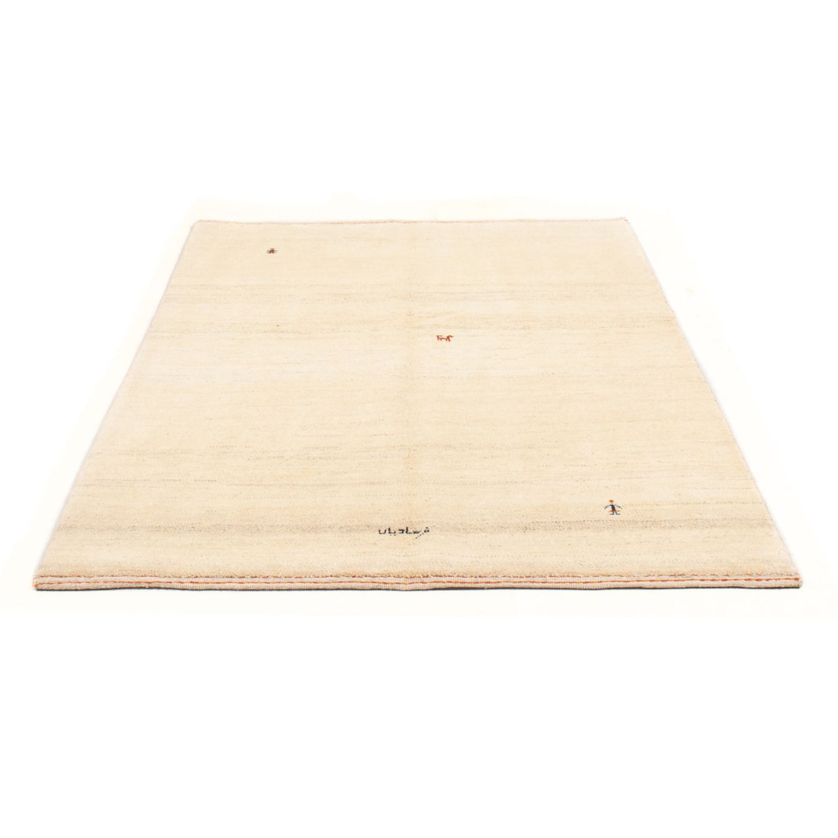 Gabbeh-tæppe - Persisk - 187 x 140 cm - creme
