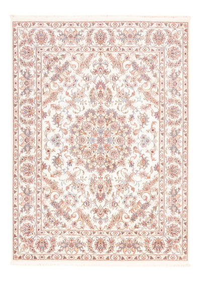 Tabriz Tæppe 148x201cm - Persisk tæppe - creme