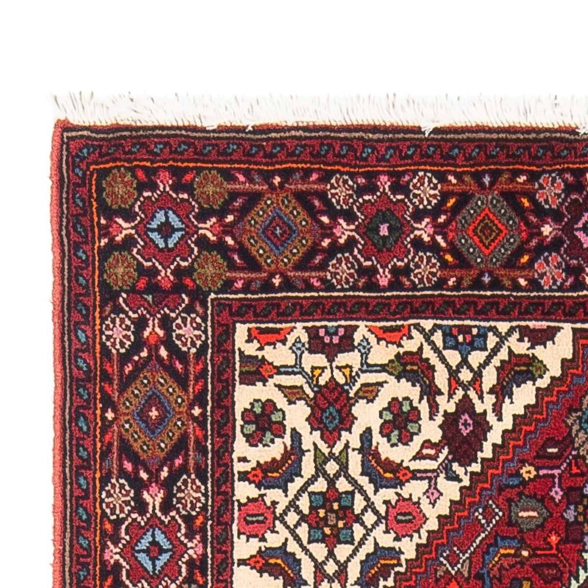 Persisk tæppe - Nomadisk - 123 x 86 cm - creme