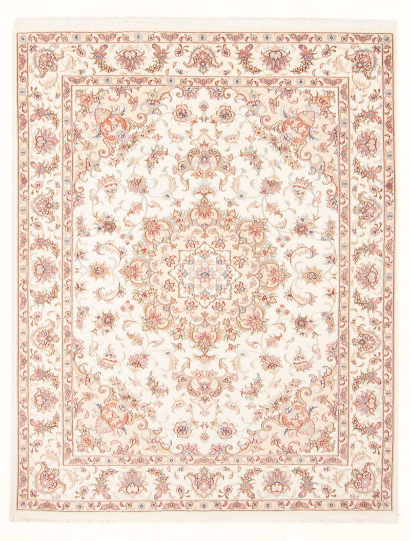 Persisk tæppe - Tabriz - Royal - 200 x 149 cm - creme
