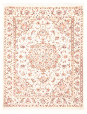 Persisk tæppe - Tabriz - Royal - 194 x 148 cm - creme