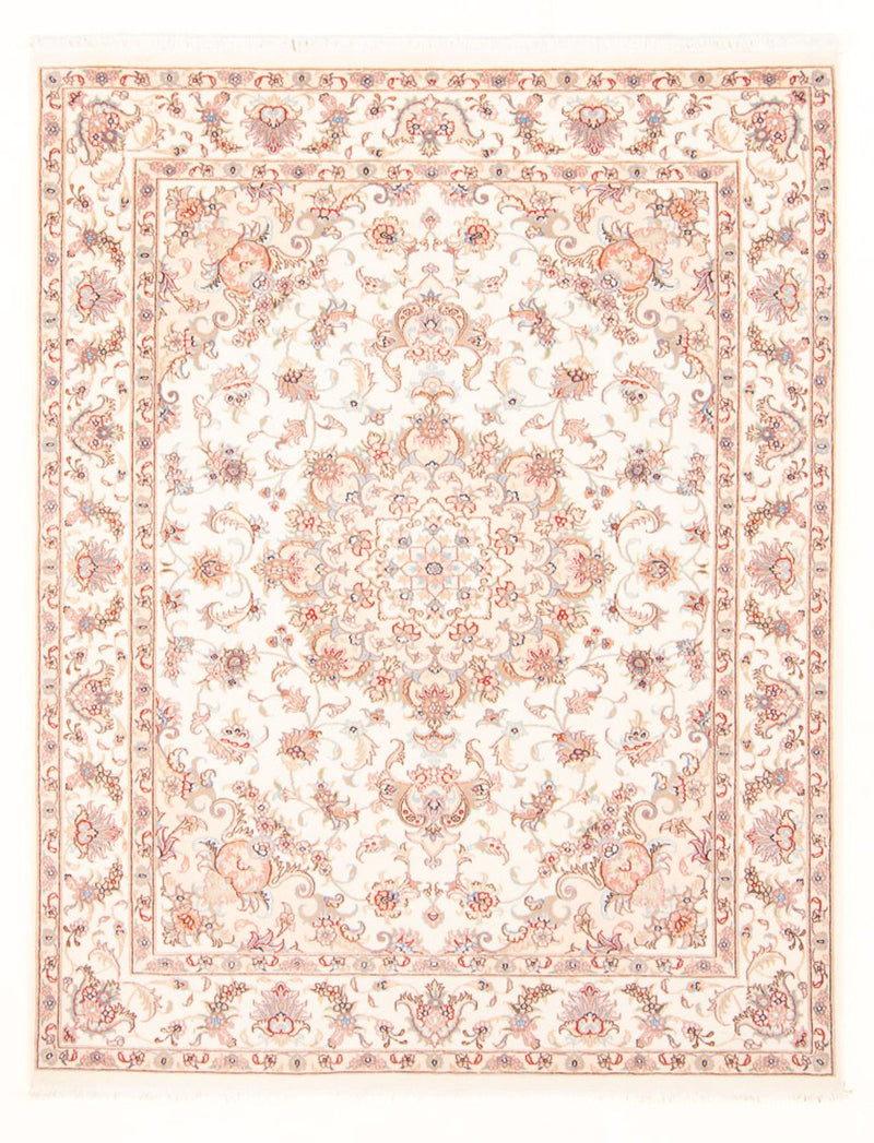 Persisk tæppe - Tabriz - Royal - 194 x 148 cm - creme